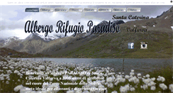 Desktop Screenshot of albergorifugioparadiso.it